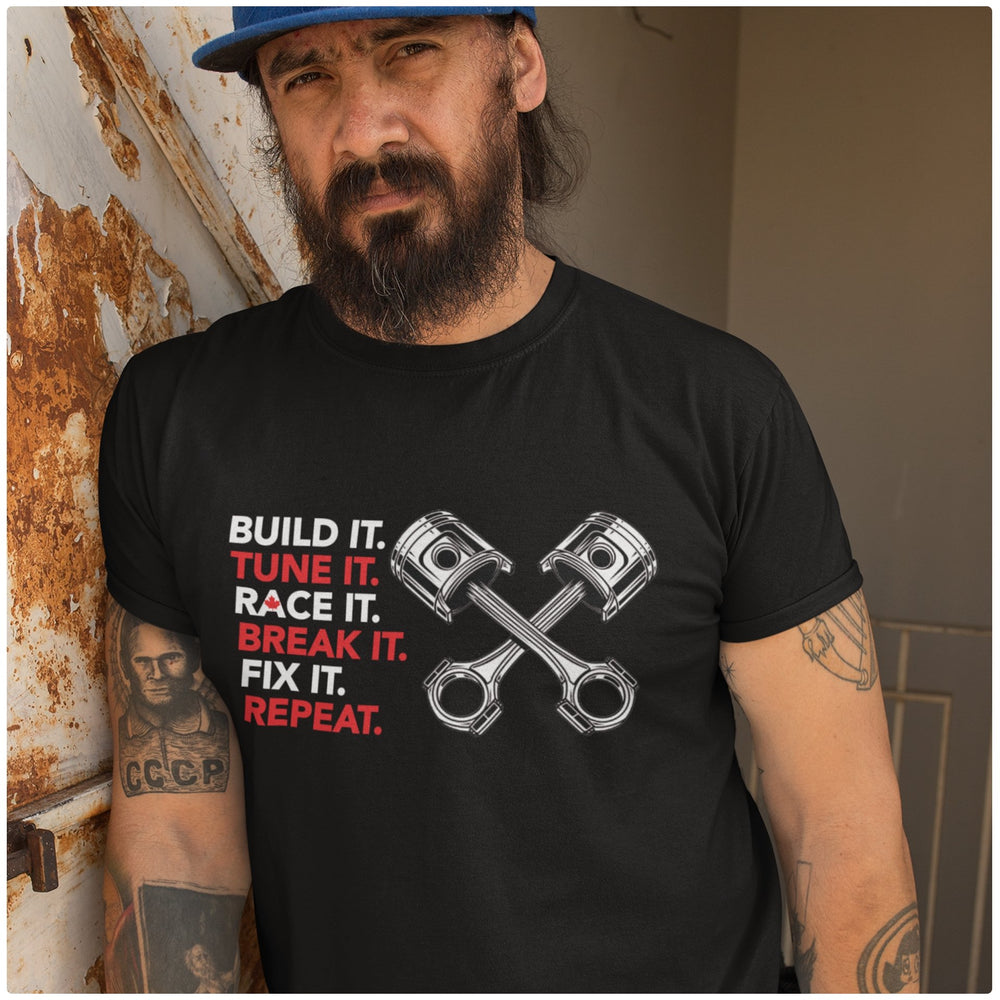 Build It, Tune It, Race It - T-Shirt - Canada Race
