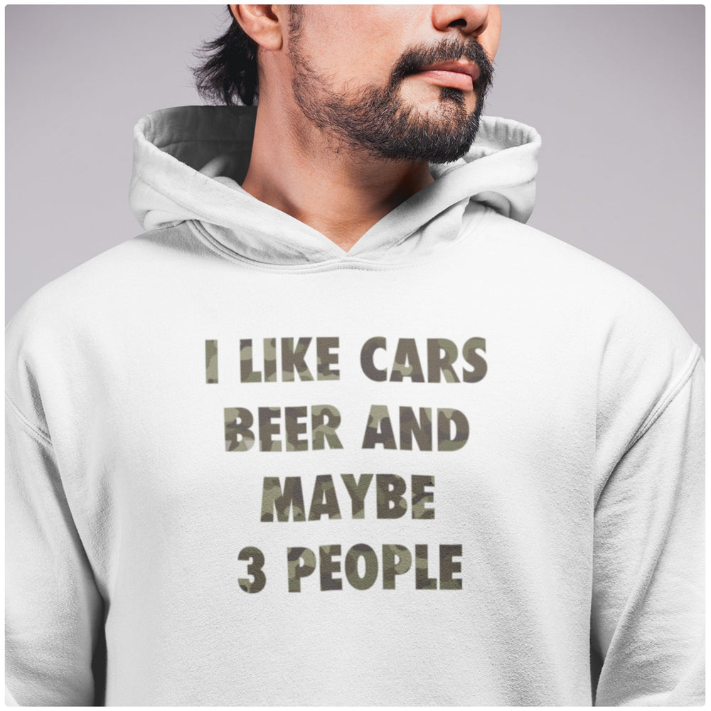 
                  
                    I Like Beer, Cars and Maybe 3 People - Hoodie - Canada Race
                  
                