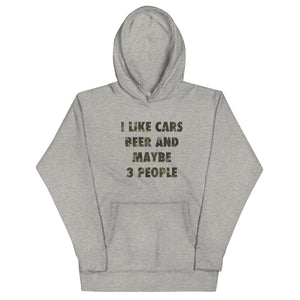 
                  
                    I Like Beer, Cars and Maybe 3 People - Hoodie - Canada Race
                  
                