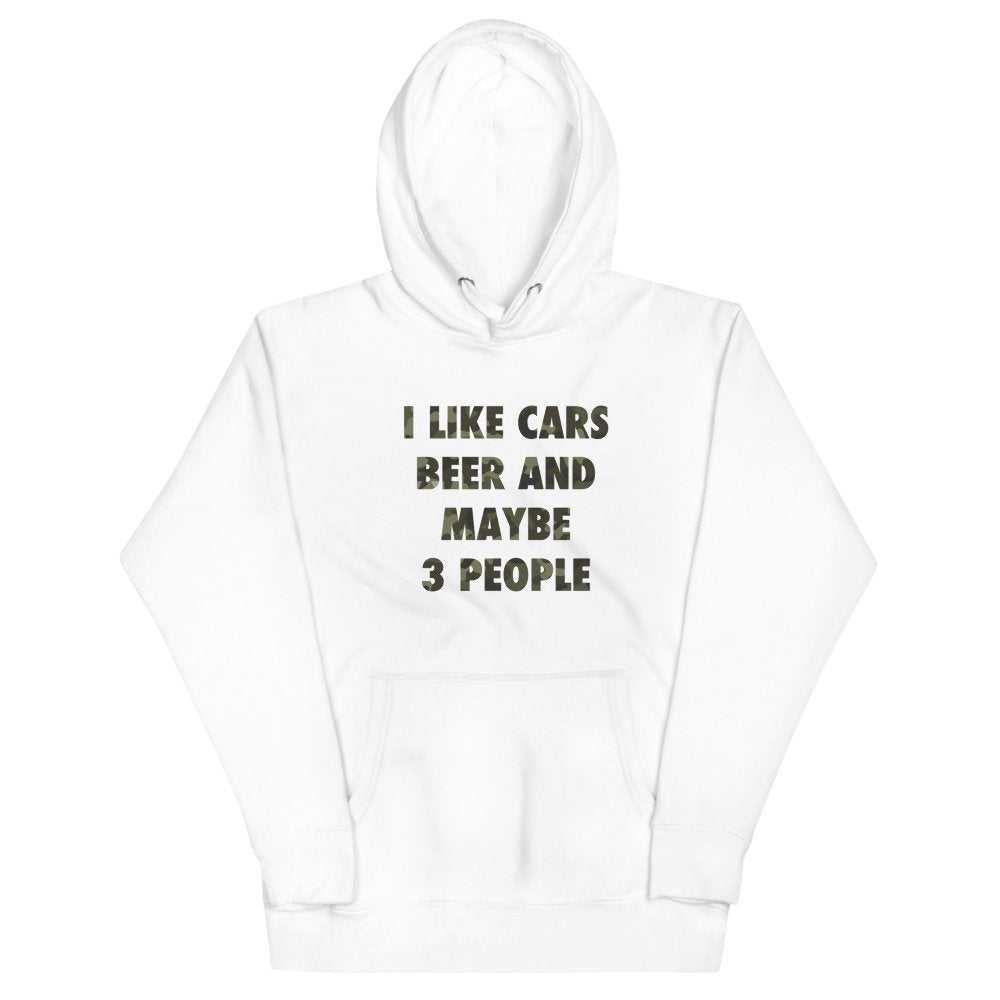 
                  
                    I Like Beer, Cars and Maybe 3 People - Hoodie - Canada Race
                  
                