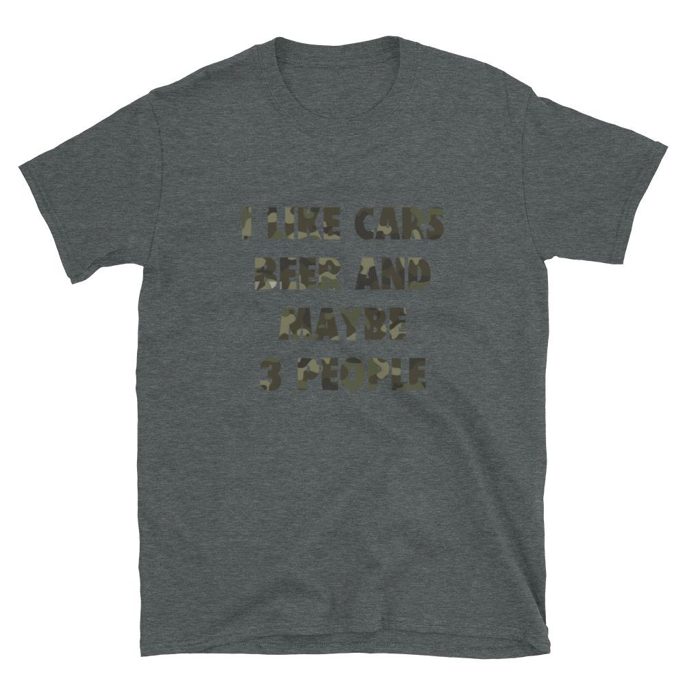 
                  
                    I Like Beer, Cars and Maybe 3 People - T-Shirt - Canada Race
                  
                