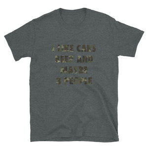 
                  
                    I Like Beer, Cars and Maybe 3 People - T-Shirt - Canada Race
                  
                