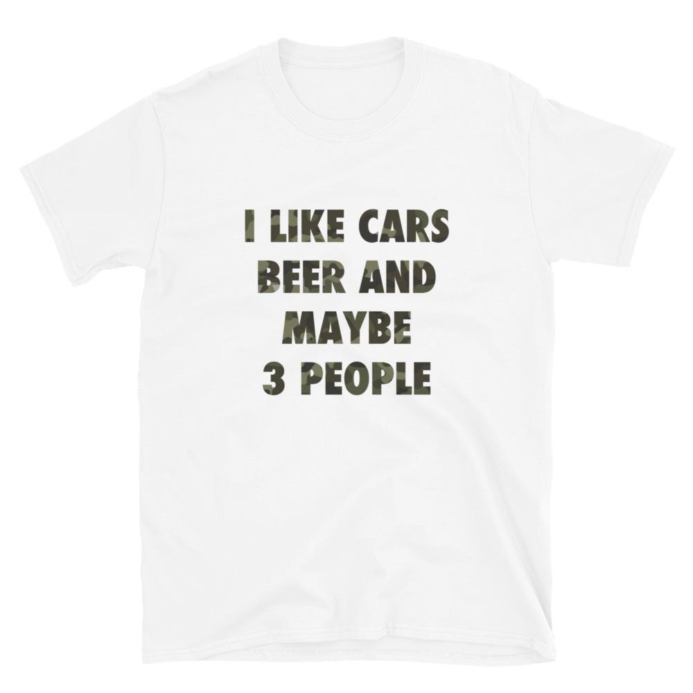 
                  
                    I Like Beer, Cars and Maybe 3 People - T-Shirt - Canada Race
                  
                