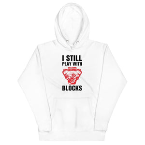 
                  
                    I still play with blocks Hoodie - Canada Race
                  
                