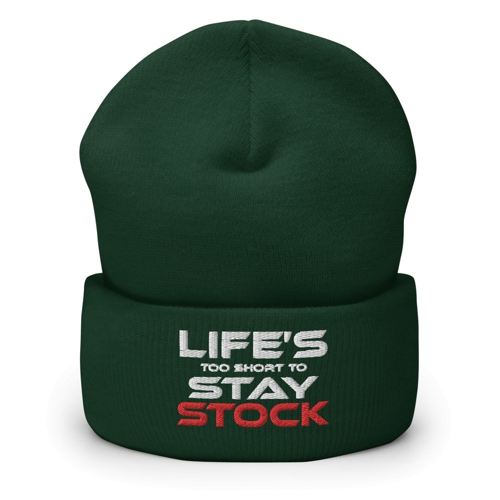 
                  
                    Life's too Short to Stay Stock - Beanie - Canada Race
                  
                