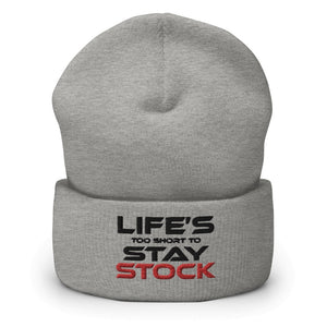 
                  
                    Life's too Short to Stay Stock - Beanie - Canada Race
                  
                