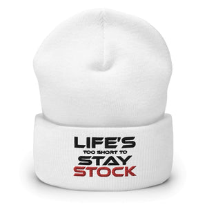 
                  
                    Life's too Short to Stay Stock - Beanie - Canada Race
                  
                