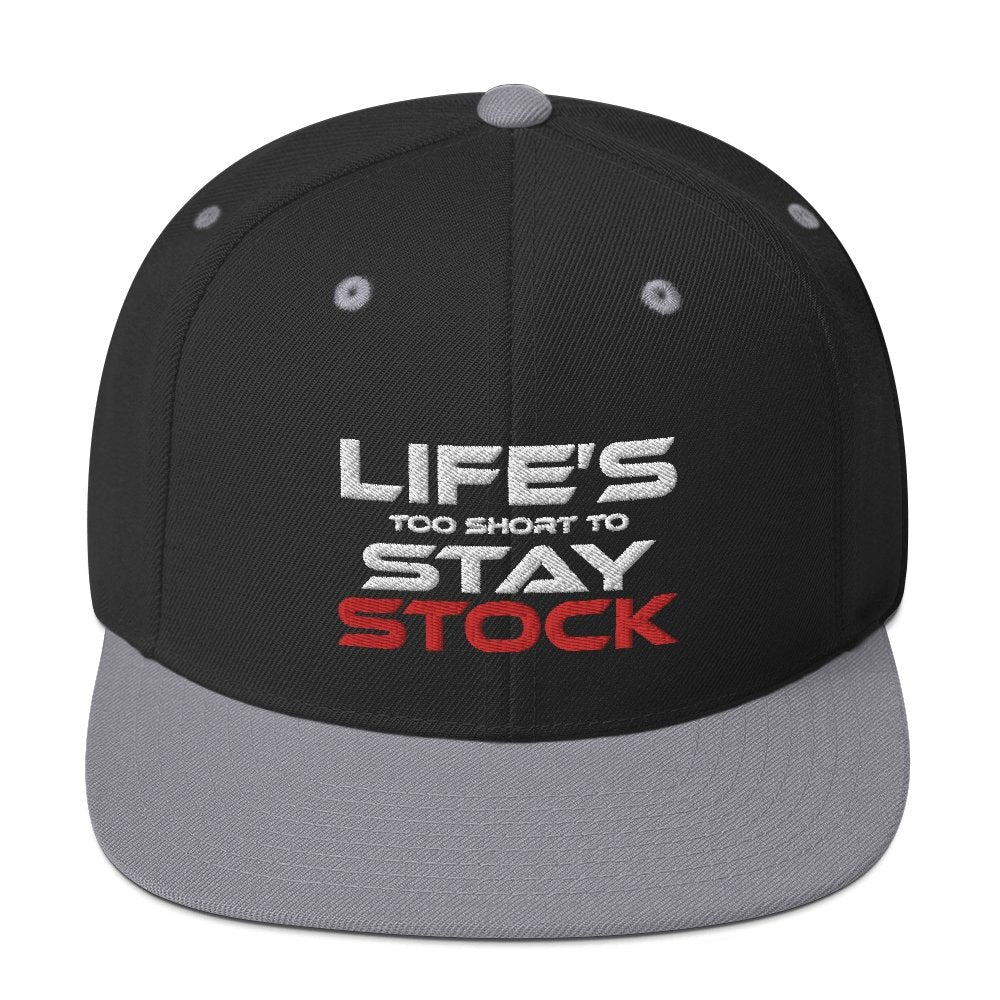 Life's too Short to Stay Stock - Snapback Cap - Canada Race