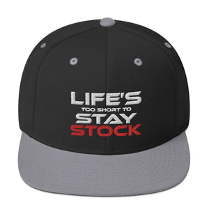 
                  
                    Life's too Short to Stay Stock - Snapback Cap - Canada Race
                  
                