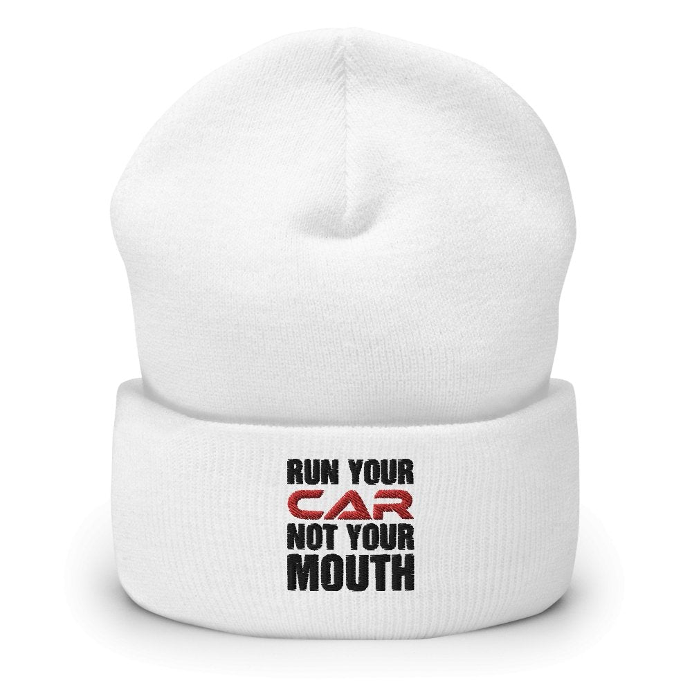 
                  
                    Run Your Car Not Your Mouth - Beanie - Canada Race
                  
                