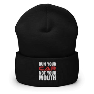 
                  
                    Run Your Car Not Your Mouth - Beanie - Canada Race
                  
                