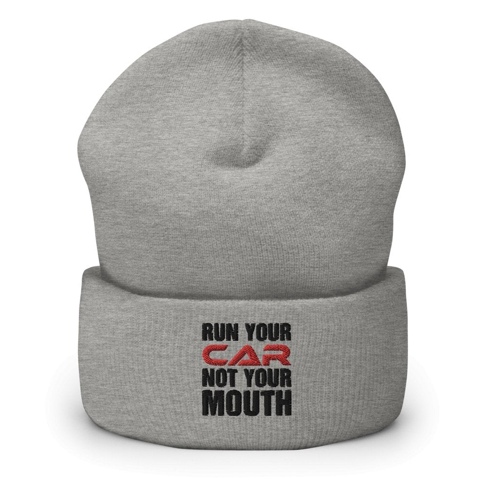 
                  
                    Run Your Car Not Your Mouth - Beanie - Canada Race
                  
                