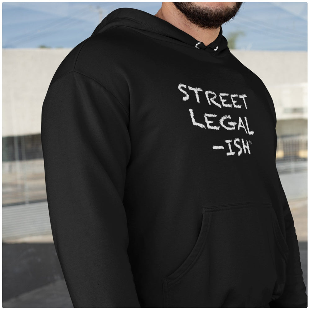 Hoodie with writing on cheap sleeve