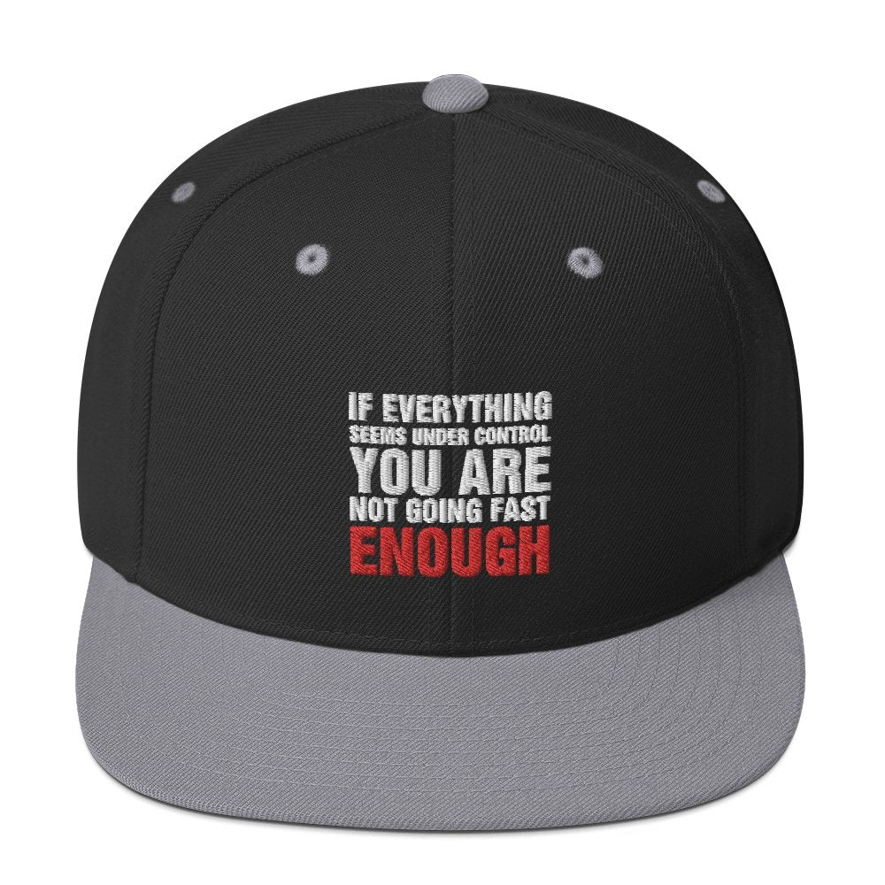 
                  
                    Under Control? Not Fast Enough - Snapback Cap - Canada Race
                  
                