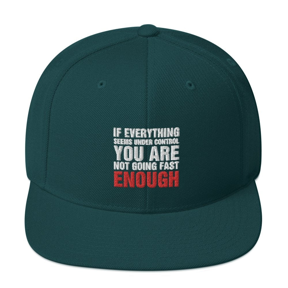 Under Control? Not Fast Enough - Snapback Cap - Canada Race