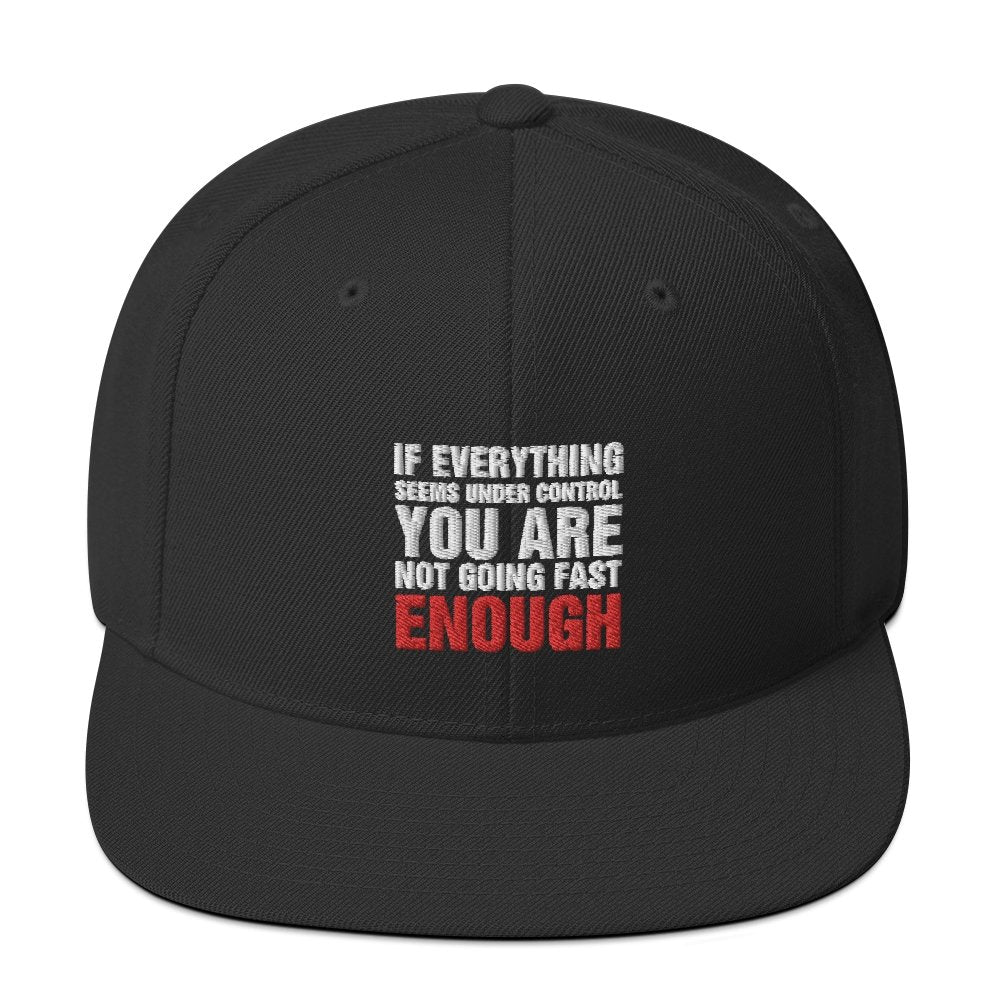 
                  
                    Under Control? Not Fast Enough - Snapback Cap - Canada Race
                  
                