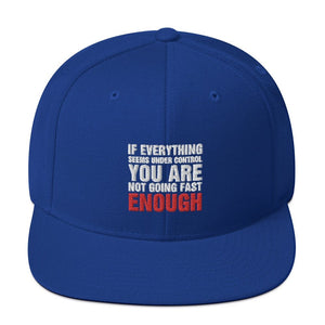 
                  
                    Under Control? Not Fast Enough - Snapback Cap - Canada Race
                  
                