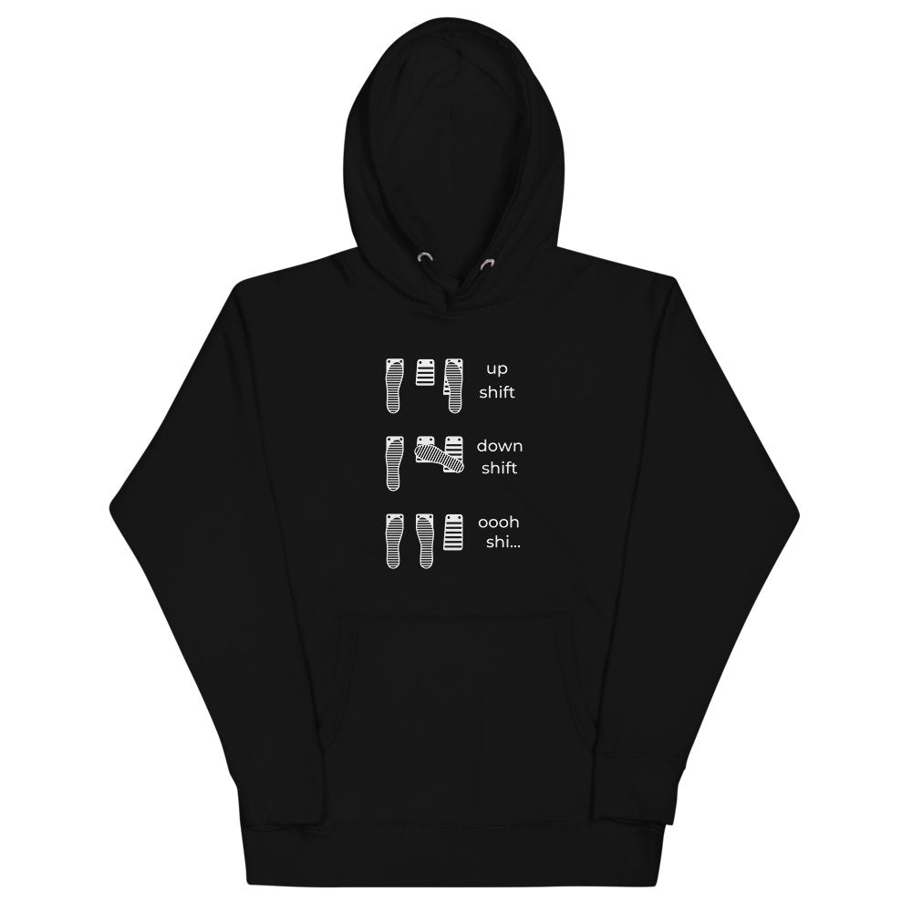 
                  
                    Up Shift Down Shift Oh Shit - Manual Transmission Hoodie - Canada Race
                  
                